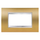 GEWISS - GEWGW16204MO PLACCA LUX 4P ORO
