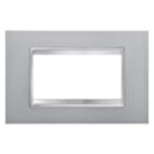 GEWISS GEWGW16204VT PLACCA LUX 4M TITANIO