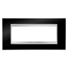 GEWISS - GEWGW16206TN PLACCA LUX - IN TECNOPOLIMERO - 6 POSTI - NERO TONER - CHORUSMART