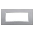 GEWISS GEWGW16206VT PLACCA LUX 6M TITANIO