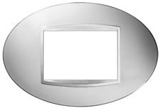 GEWISS - GEWGW16303MC PLACCA ART 3P CROMO