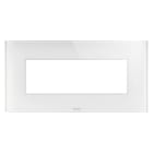 GEWISS - GEWGW16906CB PLACCA ICE - IN VETRO - 6 POSTI - BIANCO - CHORUSMART