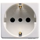 GEWISS - GEWGW20205 PRESA STANDARD ITALIANO/TEDESCO 250V ac - 2P+T 16A - P30 - 2 MODULI- SYSTEM WHITE