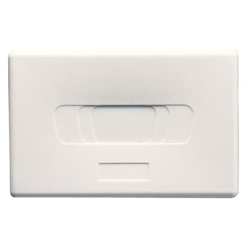 GEWISS - GEWGW20238 CONTENITORE VUOTO PREDISPOSTO PER ALLOGGIAMENTO CONNETTORI - SUB-D - 9/15/25 PIN - 3 MODULI- SYSTEM WHITE