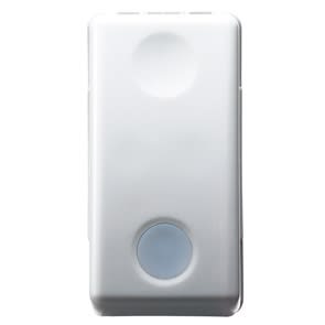 GEWISS - GEWGW20583 INTERRUTTORE UNIPOLARE 250V ac - 16AX - CON LENTE NEUTRA SOSTITUIBILE - ILLUMINABILE - 1 MODULO - SYSTEM WHITE