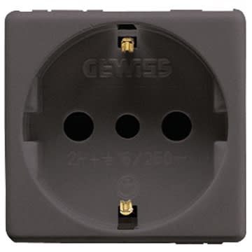 GEWISS - GEWGW21205 PRESA 2P+T 16A ST.ITALIANO/TED.SY/BK