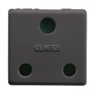 GEWISS GEWGW21209 PRESA 2P+T 16A BRITISH STD CON SCH.SY/BK