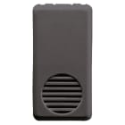 GEWISS - GEWGW21616 SUONERIA - 230V ac - 50Hz - 8VA - 80 dB A 1 METRO - 1 MODULO - SYSTEM BLACK