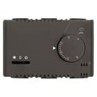 GEWISS - GEWGW21852 TERMOSTATO ELETTRONICO ESTATE/INVERNO-CON REGOLAZIONE A MANOPOLA-LED SEGNALAZIONE-230Vac 50/60Hz-3 MODULI-SYSTEM BLACK