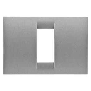 GEWISS - GEWGW22281 PLACCA 1M TITANIO METALLIZ.SYSTEM VIRNA