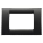 GEWISS - GEWGW22293 PLACCA 3M ARDESIA METALLIZ.SYSTEM VIRNA