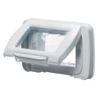GEWISS - GEWGW22461 PLACCA STAGNA - AUTOPORTANTE - 4 POSTI - BIANCO NUVOLA - SYSTEM