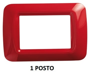 GEWISS GEWGW22521 PLACCA 1M ROSSO GERANIO TOP SYSTEM