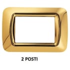 GEWISS - GEWGW22662 PLACCA 2M ORO ANTICO TOP SYSTEM