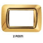 GEWISS GEWGW22662 PLACCA 2M ORO ANTICO TOP SYSTEM