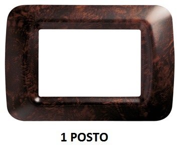 GEWISS - GEWGW22671 PLACCA TOP SYSTEM - IN TECNOPOLIMERO - 1 POSTO - RADICA INGLESE - SYSTEM