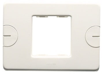 GEWISS - GEWGW24002 PLACCA 2M BIANCO COMPACT