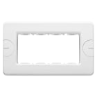 GEWISS - GEWGW24004 PLACCA 4M BIANCO COMPACT