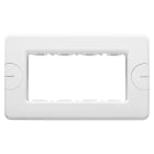GEWISS - GEWGW24004 PLACCA 4M BIANCO COMPACT