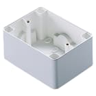 GEWISS - GEWGW24007 SCATOLA PARETE - PER PLACCHE AUTOPORTANTI COMPACT - 3+3 POSTI - BIANCO NUVOLA -SYSTEM