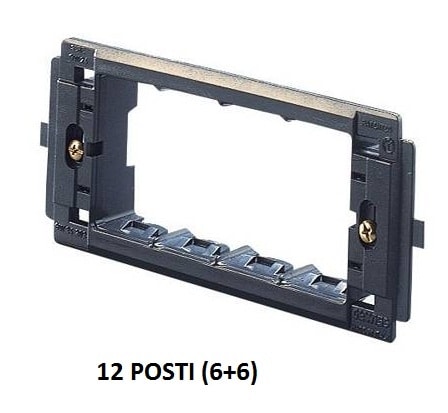 GEWISS - GEWGW24241 SUP.12P PLACCHE TOP SYSTEM/VIRNA