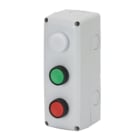 GEWISS - GEWGW27204 CONTENITORE COMPLETO DI OPERATORE - 3 POSTI - 1NA 1NC- PULSANTE MARCIA- ARRESTO-SEGNALAZIONE - IP66