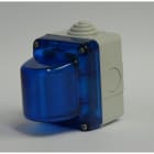 GEWISS - GEWGW27419 SPIA DI SEGNALAZIONE - 15W - 230V - DIFFUSORE AZZURRO - IP55 - GRIGIO RAL 7035