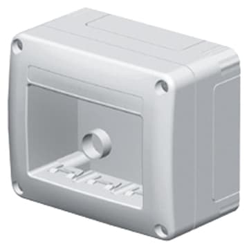 GEWISS - GEWGW27615 SCATOLA PORTAPPARECCHI SYSTEM - 3 POSTI - BIANCO RAL 9010 - USO BATTISCOPA E CORNICE