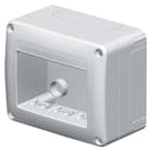 GEWISS - GEWGW27615 SCATOLA PORTAPPARECCHI SYSTEM - 3 POSTI - BIANCO RAL 9010 - USO BATTISCOPA E CORNICE