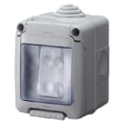 GEWISS - GEWGW27835 CONTENITORE COMPLETO APPARECCHI SYSTEM STAGNO - CON PULSANTE UNIPOLARE NA 10A - IP55 - GRIGIO RAL 7035
