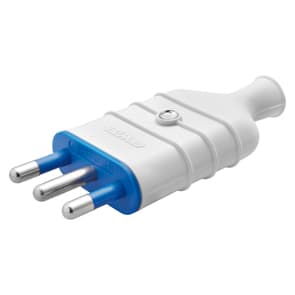 GEWISS - GEWGW28005 SPINA MOBILE - DIRITTA - STANDARD ITALIANO - 2P+T 16A 250V ac - TIPO S17 - BIANCO