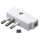 GEWISS - GEWGW28010 SPINA MOBILE - A 90° - STANDARD ITALIANO - 2P+T 16A 250V ac - TIPO SPA17 - ARDESIA