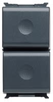 GEWISS - GEWGW30033 PULSANTE UNIPOLARE 250V ac - NA 16A DOPPIO - DOPPIO PULSANTE 25x22,5 mm - 1 MODULO - PLAYBUS