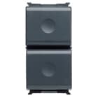 GEWISS - GEWGW30033 PULSANTE UNIPOLARE 250V ac - NA 16A DOPPIO - DOPPIO PULSANTE 25x22,5 mm - 1 MODULO - PLAYBUS