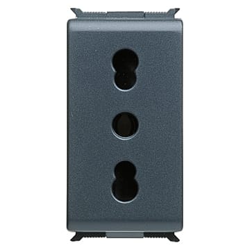 GEWISS - GEWGW30203 PRESA 2P+T 16A BIV.ST.ITAL.CON SCHERMI