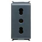 GEWISS - GEWGW30203 PRESA 2P+T 16A BIV.ST.ITAL.CON SCHERMI