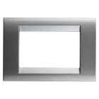 GEWISS - GEWGW32013 PLACCA 3M TITANIO METALLIZZ.PLAYBUS