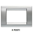 GEWISS - GEWGW32074 PLACCA 4M CROMO SOFT PLAYBUS