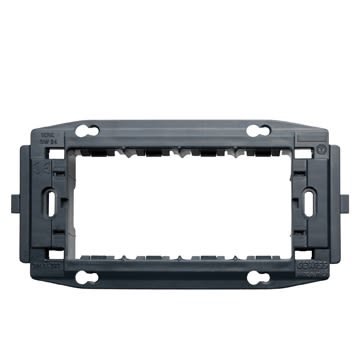 GEWISS - GEWGW32404 SUPPORTO IN MATERIALE ISOLANTE PER INSTALLAZIONE PLACCHE PLAYBUS/PLAYBUS YOUNG - 4 POSTI - BLU - PLAYBUS