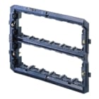 GEWISS - GEWGW32408 SUPPORTO IN MATERIALE ISOLANTE PER INSTALLAZIONE PLACCHE PLAYBUS/PLAYBUS YOUNG - 12 POSTI (6+6 SOVRAPPOSTI) - BLU - PLAYBUS