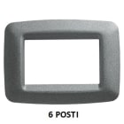 GEWISS - GEWGW32706 PLACCA 6M TITANIO METALL.PLAYBUS YOUNG