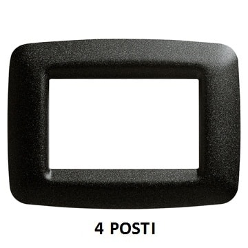 GEWISS - GEWGW32714 PLACCA 4M ARDESIA METALL.PLAYBUS YOUNG