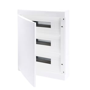 GEWISS - GEWGW40071 CENTRALINO DA ARREDO CON PARETI LISCE - PREDISPOSTO PER ALLOGGIAMENTO MORSETTIERE - PORTA CIECA - (18X3) 54M IP40