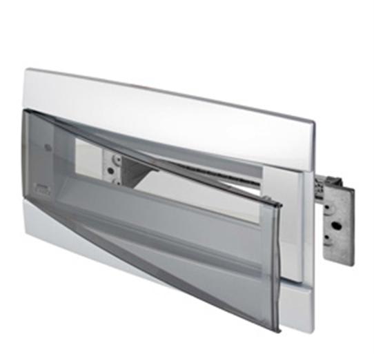 GEWISS - GEWGW41233VT FRONTALE CENTRALINO DA ARREDO PREDISPOSTI PER ALLOGGIAMENTO MORSETTIERA - VERNICIATO TITANIO - 24+2 (12X2) MODULI