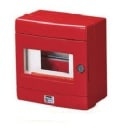 GEWISS - GEWGW42208 CENTRALINO STAGNO PER EMERGENZA CON GUIDA DIN - 8 MODULI EN50022 - GRIGIO RAL 7035