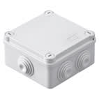 GEWISS - GEWGW44024 CASSETTA DI DERIVAZIONE CON COPERCHIO BASSO E VITI A 1/4 DI GIRO-IP55-DIMENSIONI INTERNE 100X100X50 - PARETI CON PASSACAVI - GRIGIO RAL 7035
