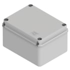 GEWISS - GEWGW44114 CASSETTA DI DERIVAZIONE CON FONDO AD ALTA CAPIENZA E COPERCHIO BASSO A VITE - IP56 - DIMENSIONI INTERNE 100X100X80 - PARETI LISCE - GRIGIO RAL 7035