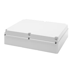 GEWISS - GEWGW44211 CASSETTA DI DERIVAZIONE CON COPERCHIO BASSO A VITE - IP56 - DIMENSIONI INTERNE 460X380X120 - PARETI LISCE - GRIGIO RAL 7035