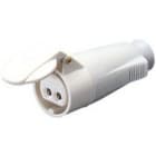 GEWISS - GEWGW60076 SPINA MOBILE DIRITTA - IP44 - 3P 32A 40-50V 50-60HZ - BIANCO - 12H - CABLAGGIO A VITE