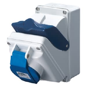 GEWISS - GEWGW66416 COMBIBLOC - CON FONDO - IP44 - 3P+T 32A 200-250V - 50/60HZ 9H